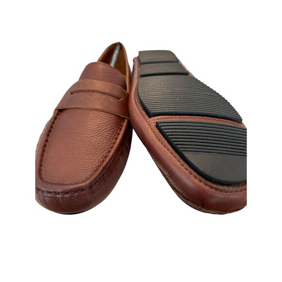 Massimo Matteo Firenze Genuine Leather Driving Moccasin Loafer - SZ 8 M - Picture 8 of 9
